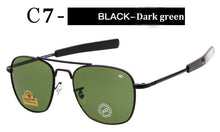 Load image into Gallery viewer, 2023  AO 8054military  army to pilot 52mm sunglasses brand American lens optical glass sunglasses sunglasses