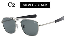 Load image into Gallery viewer, 2023  AO 8054military  army to pilot 52mm sunglasses brand American lens optical glass sunglasses sunglasses