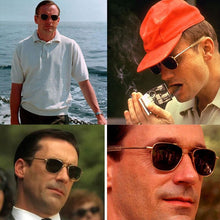 Load image into Gallery viewer, 2023  AO 8054military  army to pilot 52mm sunglasses brand American lens optical glass sunglasses sunglasses