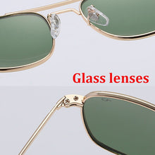 Load image into Gallery viewer, 2023  AO 8054military  army to pilot 52mm sunglasses brand American lens optical glass sunglasses sunglasses
