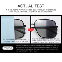 Load image into Gallery viewer, 2023 Aluminum Magnesium Polarized Sunglasses ,Men Color-changing Glasses ,Photochromic Sunglass Night Vision Mirror HS8050