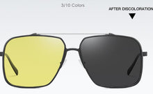 Load image into Gallery viewer, 2023 Aluminum Magnesium Polarized Sunglasses ,Men Color-changing Glasses ,Photochromic Sunglass Night Vision Mirror HS8050