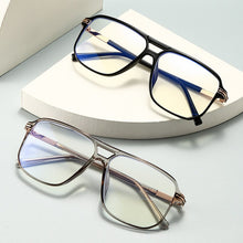 Load image into Gallery viewer, 2023 Anti Blue Light Square Frame Glasses Men UV400 Metal Frame Blue Light Blocking Computer Eyeglasses Women