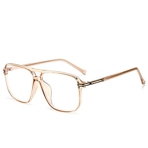 2023 Anti Blue Light Square Frame Glasses Men UV400 Metal Frame Blue Light Blocking Computer Eyeglasses Women