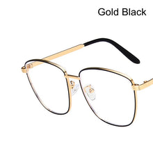 Load image into Gallery viewer, 2023 Anti-Blue-Light Square Oversized Women Eyeglasses Men Retro Metal Eye Glasses Classic Brand Design Glasses Frame