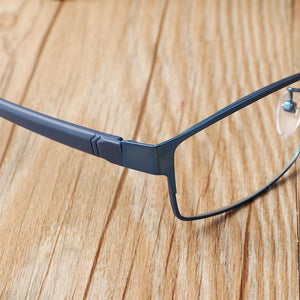 2023  Men's Business Reading Glasses Titanium alloy Frame Male Hyperopia Presbyopia Prescription Glasses