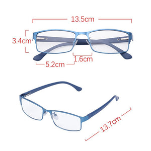 2023  Men's Business Reading Glasses Titanium alloy Frame Male Hyperopia Presbyopia Prescription Glasses