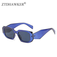 Load image into Gallery viewer, 2023 Box Sunglasses For Women Personality Plastic Trimmed Square Glasses Wide Leg Eyeglasses Lady