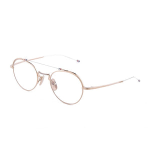 2023 Brand Tom Brown Glasses Frame Women Double Beam Retro Round Frames Titanium TBX912 Sunglasses Prescription Optics Lens