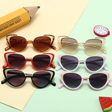 Load image into Gallery viewer, 2023 Cat Eye Kids Boys and Girls Baby Sunglasses Vintage Children Sun Glasses Classic Metal Cateye Eyewear Uv400