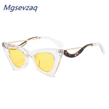 Load image into Gallery viewer, 2023  Cat Eye Seay Designer Sunglasses For Women Leopard Sun Glasses Vintage Elegant Eyeglasses Trend  Black Shades