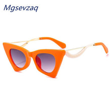 Load image into Gallery viewer, 2023  Cat Eye Seay Designer Sunglasses For Women Leopard Sun Glasses Vintage Elegant Eyeglasses Trend  Black Shades