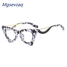 Load image into Gallery viewer, 2023  Cat Eye Seay Designer Sunglasses For Women Leopard Sun Glasses Vintage Elegant Eyeglasses Trend  Black Shades