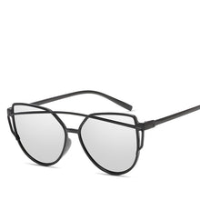 Load image into Gallery viewer, 2023 Cat Eye Sunglasses Women Brand Designer Shades Eyewear Twin-Beams Mirror Sun Glasses For Female UV400