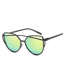 Load image into Gallery viewer, 2023 Cat Eye Sunglasses Women Brand Designer Shades Eyewear Twin-Beams Mirror Sun Glasses For Female UV400