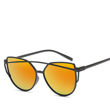 Load image into Gallery viewer, 2023 Cat Eye Sunglasses Women Brand Designer Shades Eyewear Twin-Beams Mirror Sun Glasses For Female UV400