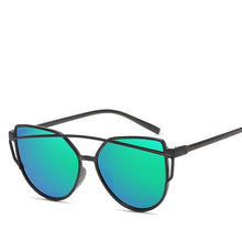 Load image into Gallery viewer, 2023 Cat Eye Sunglasses Women Brand Designer Shades Eyewear Twin-Beams Mirror Sun Glasses For Female UV400