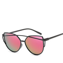 Load image into Gallery viewer, 2023 Cat Eye Sunglasses Women Brand Designer Shades Eyewear Twin-Beams Mirror Sun Glasses For Female UV400