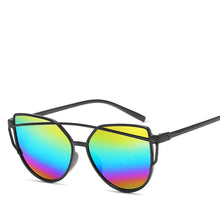 Load image into Gallery viewer, 2023 Cat Eye Sunglasses Women Brand Designer Shades Eyewear Twin-Beams Mirror Sun Glasses For Female UV400