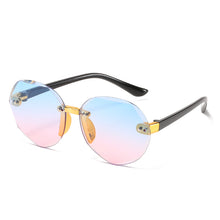Load image into Gallery viewer, 2023 Children Frameless Round Sunglasses Brand Design Gradient Kid Sun Glasses Boy Girl Unisex Vintage Cute Goggle