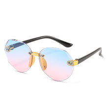 Load image into Gallery viewer, 2023 Children Frameless Round Sunglasses Brand Design Gradient Kid Sun Glasses Boy Girl Unisex Vintage Cute Goggle