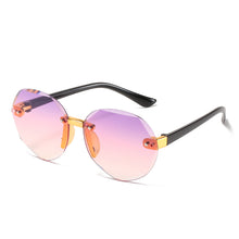 Load image into Gallery viewer, 2023 Children Frameless Round Sunglasses Brand Design Gradient Kid Sun Glasses Boy Girl Unisex Vintage Cute Goggle