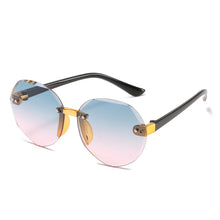 Load image into Gallery viewer, 2023 Children Frameless Round Sunglasses Brand Design Gradient Kid Sun Glasses Boy Girl Unisex Vintage Cute Goggle