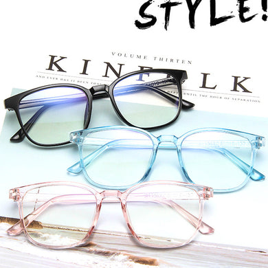 2023 Classic Vintage Glasses Frame Square Lens Flat Myopia Optical Mirror Simple Women/Men Glasses Frame