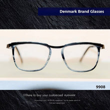 Load image into Gallery viewer, 2023 Denmark Brand 9908 Ultralight Retro Square Pilot Titanium Glasses Frame Men Women Myopia Optical Prescription Eyeglasse