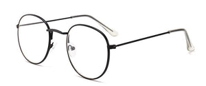 2022  Designer Woman Glasses Optical Frames Metal Round Glasses Frame Clear lens Eyeware Black Silver Gold Eye Glass