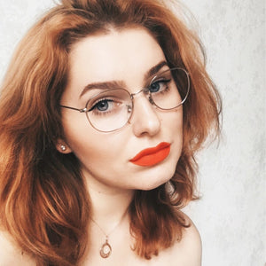 2022  Designer Woman Glasses Optical Frames Metal Round Glasses Frame Clear lens Eyeware Black Silver Gold Eye Glass