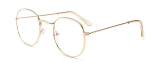 2023 Designer Woman Glasses Optical Frames Round Gold Glasses With Cute Rims Clear lens Eyeware Black Silver Gold Eye Glass