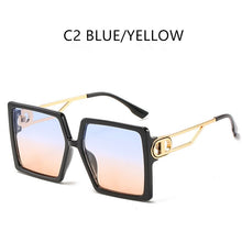 Load image into Gallery viewer, 2023 Driving Glasses Women Oversized Square Frame Letter D Sunglasses Vintage D Shape Big Frame Popular Glasses