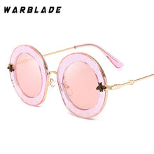Load image into Gallery viewer, 2023 Bees Retro Round Letters Transparent Frame Tint Lens Sunglasses Trending Ladies Summer Sun Glasses