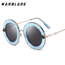Load image into Gallery viewer, 2023 Bees Retro Round Letters Transparent Frame Tint Lens Sunglasses Trending Ladies Summer Sun Glasses