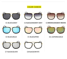 Load image into Gallery viewer, 2023 Big Frame Sunglasses Men Square Metal Sun Glasses Women RetroVintage  Gafas Oculos De Sol