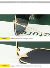 Load image into Gallery viewer, 2022 New Fashion Lady Oversize Rimless Square Bee Sunglasses Women Men Small Bee Glasses Gradient Sun Glasses Female UV400