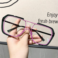 Carica l&#39;immagine nel visualizzatore di Gallery, 2023   Large Frame Letters Sunglasses Brand Designer Square Sun Glasses Shades Female UV400 Sunglasses Women Men