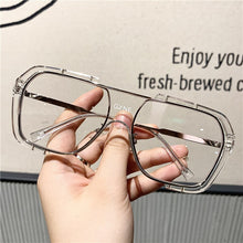 Carica l&#39;immagine nel visualizzatore di Gallery, 2023   Large Frame Letters Sunglasses Brand Designer Square Sun Glasses Shades Female UV400 Sunglasses Women Men