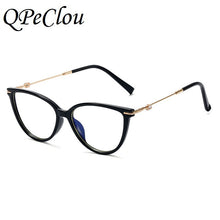 Carica l&#39;immagine nel visualizzatore di Gallery, 2022    Diamond Anti-blue Glasses Frame Women Designer Optical Computer Transparent Eyeglasses Female Spectacles