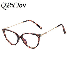 Carica l&#39;immagine nel visualizzatore di Gallery, 2022    Diamond Anti-blue Glasses Frame Women Designer Optical Computer Transparent Eyeglasses Female Spectacles