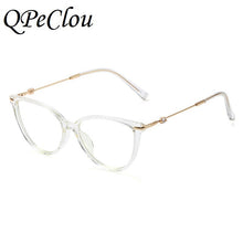 Carica l&#39;immagine nel visualizzatore di Gallery, 2022    Diamond Anti-blue Glasses Frame Women Designer Optical Computer Transparent Eyeglasses Female Spectacles