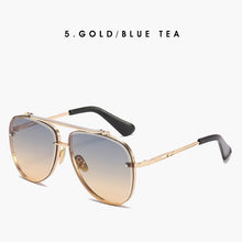 Load image into Gallery viewer, 2023 Mach Six Aviation Style Gradient Sunglasses Cool Men Vintage Brand Design Sun Glasses Oculos De Sol 1912 Uv400