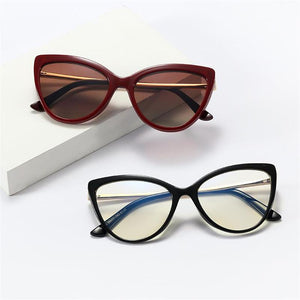 2023 Magnetic Clip on Polarized Sunglasses Women Transparent Anti Blue Light Glasses Frame Women's Eyeglasses Drivin