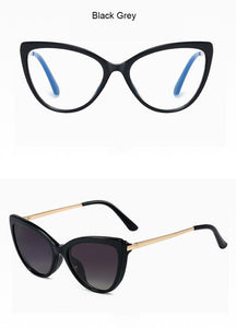 2023 Magnetic Clip on Polarized Sunglasses Women Transparent Anti Blue Light Glasses Frame Women's Eyeglasses Drivin