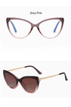 Load image into Gallery viewer, 2023 Magnetic Clip on Polarized Sunglasses Women Transparent Anti Blue Light Glasses Frame Women&#39;s Eyeglasses Drivin