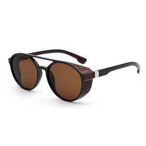 2023 Men's Sunglasses Classic Retro Round Sun Glasses  Brand Design Plastic Unisex Decoration Mirror Uv400