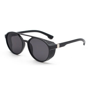 2023 Men's Sunglasses Classic Retro Round Sun Glasses  Brand Design Plastic Unisex Decoration Mirror Uv400