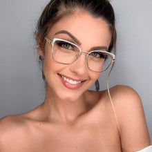 Load image into Gallery viewer, 2022 Metal Square Anti-blue Glasses Frame Women Vintage Transparent Eyeglasses Female Spectacles Oculos Feminino