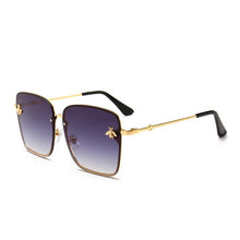 Load image into Gallery viewer, 2023 Oversized Rimless Square Photochromic Sunglasses  Women Men Bee Glasses Gradient Sun Glasses Female UV400